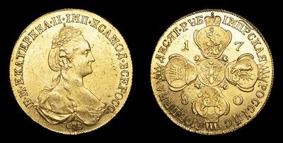 10 Рублей 1780 года, СПБ