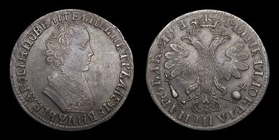 Рубль 1705 года, МД