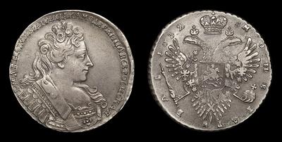 Рубль 1732 года. Тип 1731-1733 годов