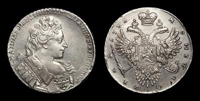 Рубль 1732 года. Тип 1731-1733 годов