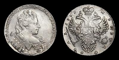 Рубль 1732 года. Тип 1731-1733 годов
