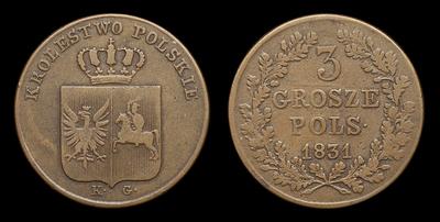 3 Гроша 1831 года, KG. 