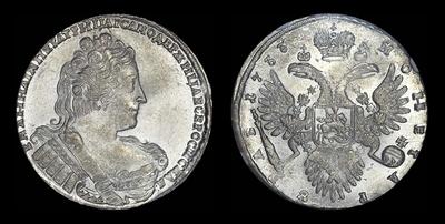 Рубль 1733 года