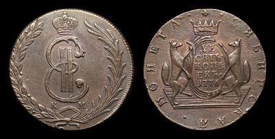 10 Копеек 1776 года, КМ 