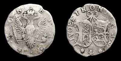 4 Копейки 1757 года, т.н. 