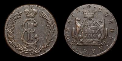 2 Копейки 1768 года, КМ 