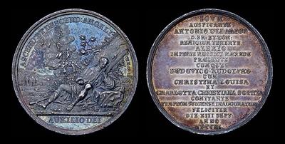 Медаль “Бракосочетание Царевича Алексея с принцессой Шарлоттой. 25 октября 1711 года“