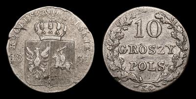 10 Грош 1831 года, KG. 