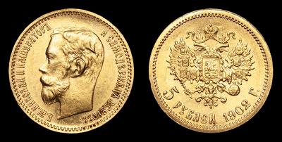 5 Рублей 1902 года, АР. Санкт-Петербургский монетный двор