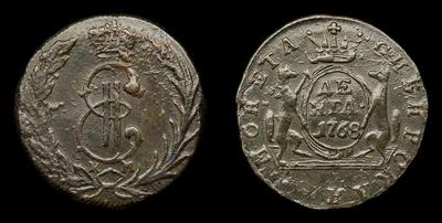 Денга 1768 года, КМ 