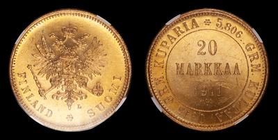 20 Марок 1911 года, L