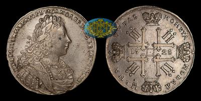 Рубль 1728 года