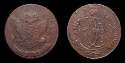 5 Копеек 1788 года, ММ