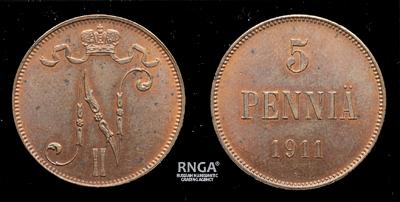 5 Пенни 1911 года