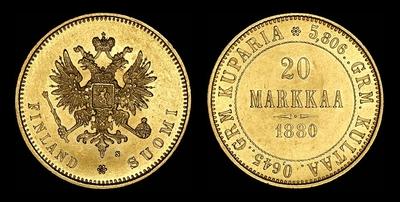 20 марок 1880 года, S